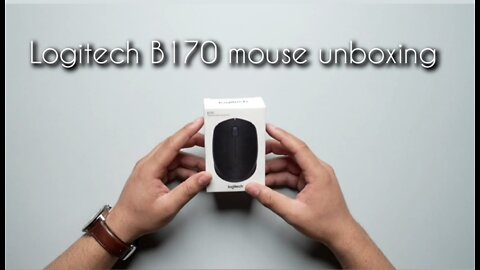 Logitech B170 Wireless Mouse Unboxing