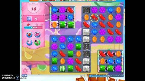 Candy Crush Level 952 Audio Talkthrough, 2 Stars 0 Boosters