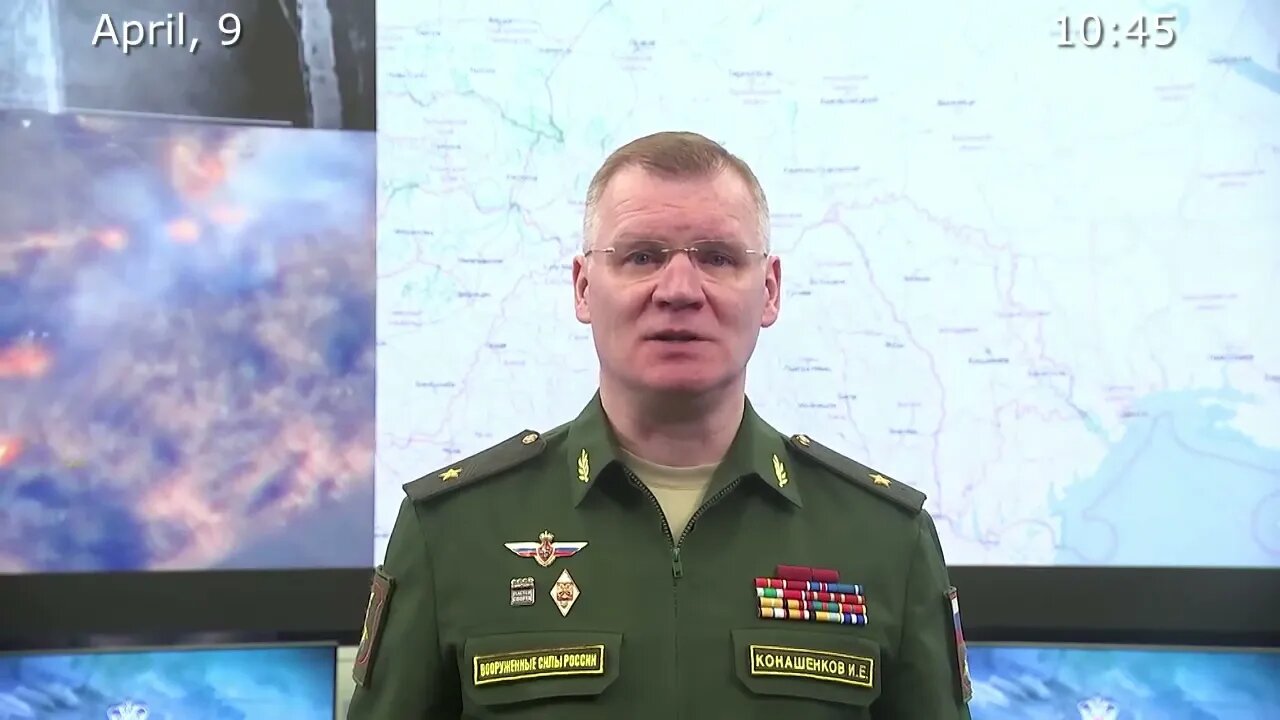 Russia's MoD April 9th Daily Special Military Operation Status Update!