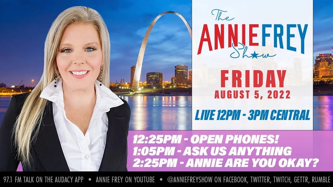 FRIDAY! What concerns you most as an American? • Annie Frey Show 8/5/22