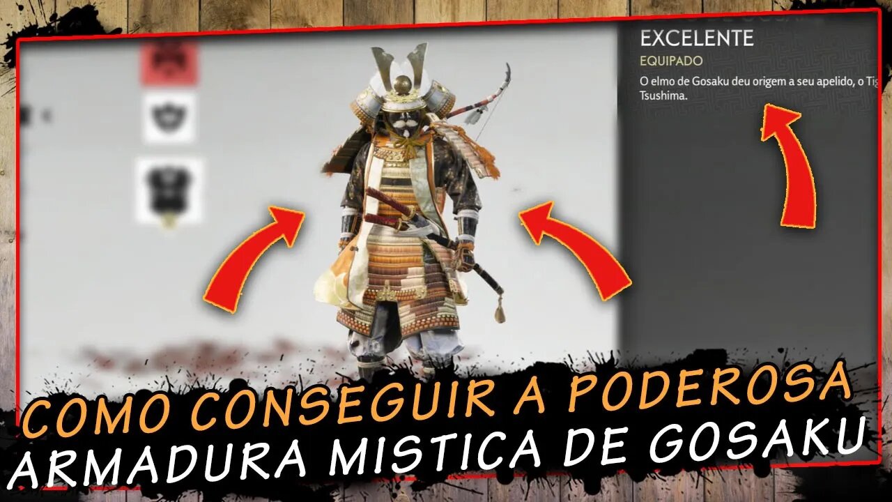 Ghost Of Tsushima, Como Conseguir A Poderosa e Mistica Armadura De Gosaku, Super Dica Pt Br