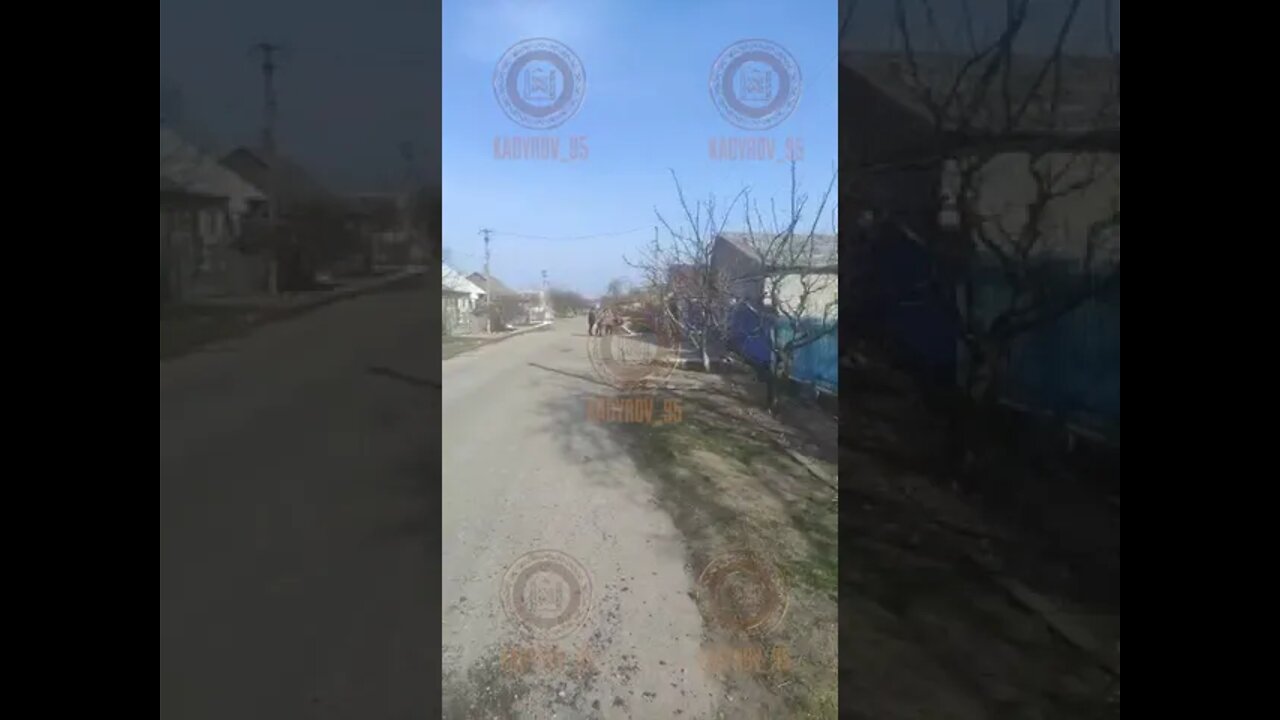 Ukrainian Nationalist Missile Sits Unexploded In The Middle Of A Residencial Street!