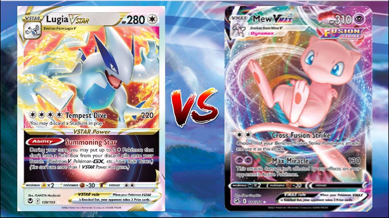 Pokemon TCG Online Lugia VSTAR Necrozma V VS Fusion Strike Mew VMAX Genesect V!!