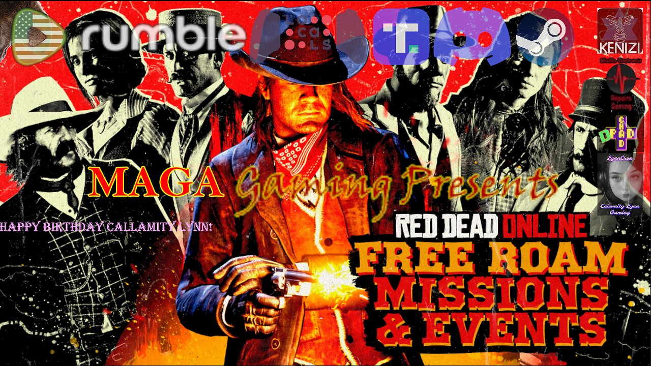 RDO - Free Roam Missions & Events Month, Week 4: Saturday w/ Calamity Lynn, Misfit and D-Pad Chad