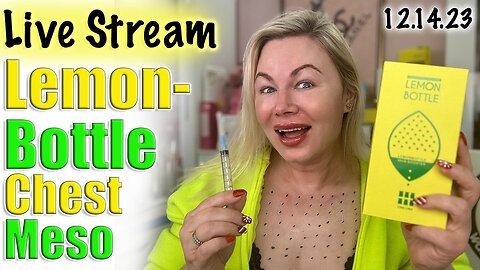 Live Stream Lemonbottle Skin Booster Chest Meso Therapy, AceCosm | Code Jessica10 Saves you Money