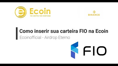 Airdrop - Ecoin - Pagando forte revisado 160921