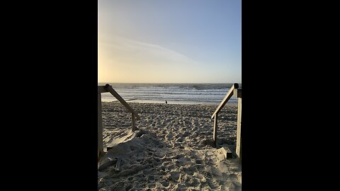 Peaceful beach day