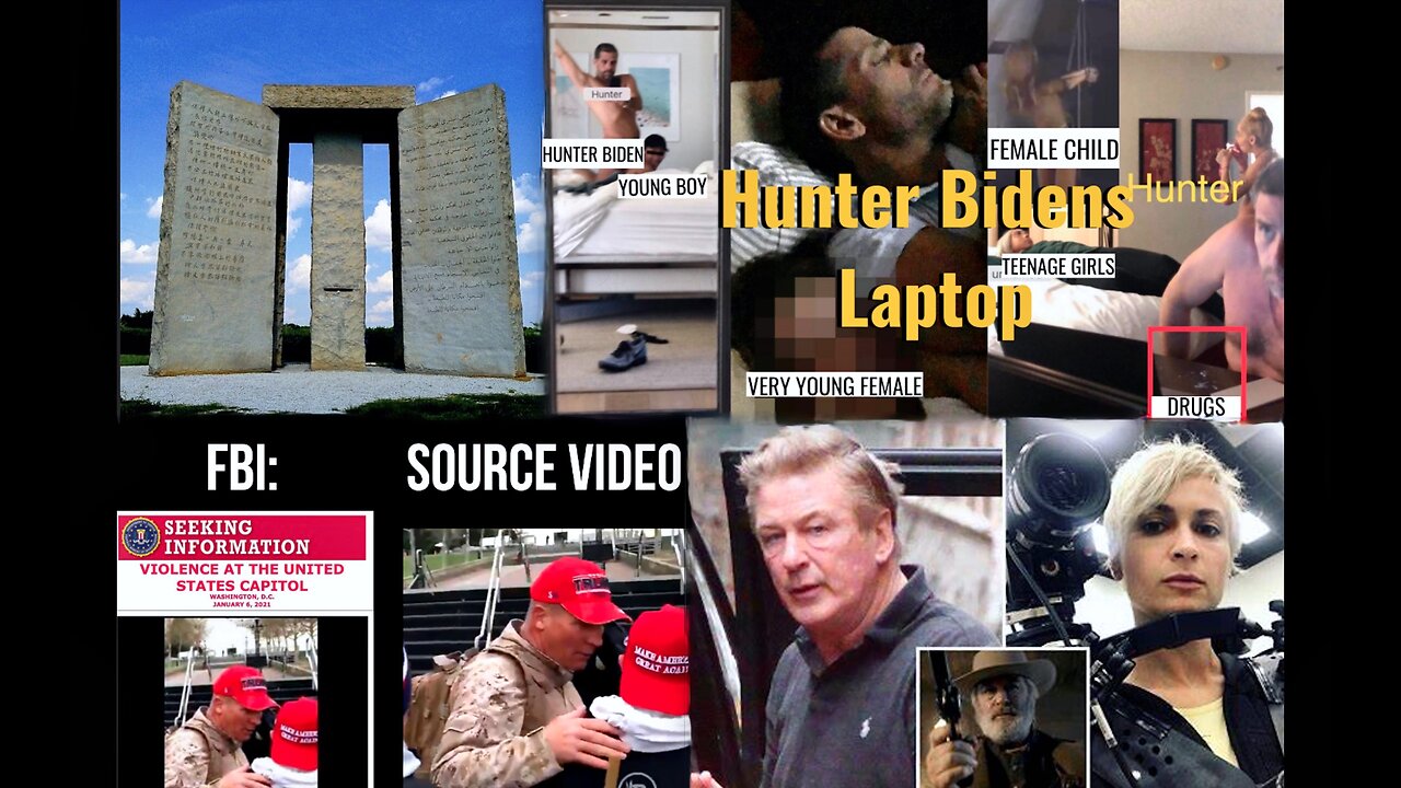 Georgia Guidestones Ray Epps Alec Baldwin Hunter Biden Prove USA DOJ FBI Protect Killers Pedophiles