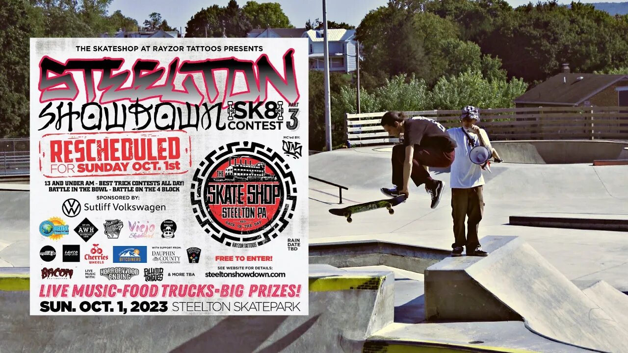 Best Trick and Bowl Jam Steelton Skatepark