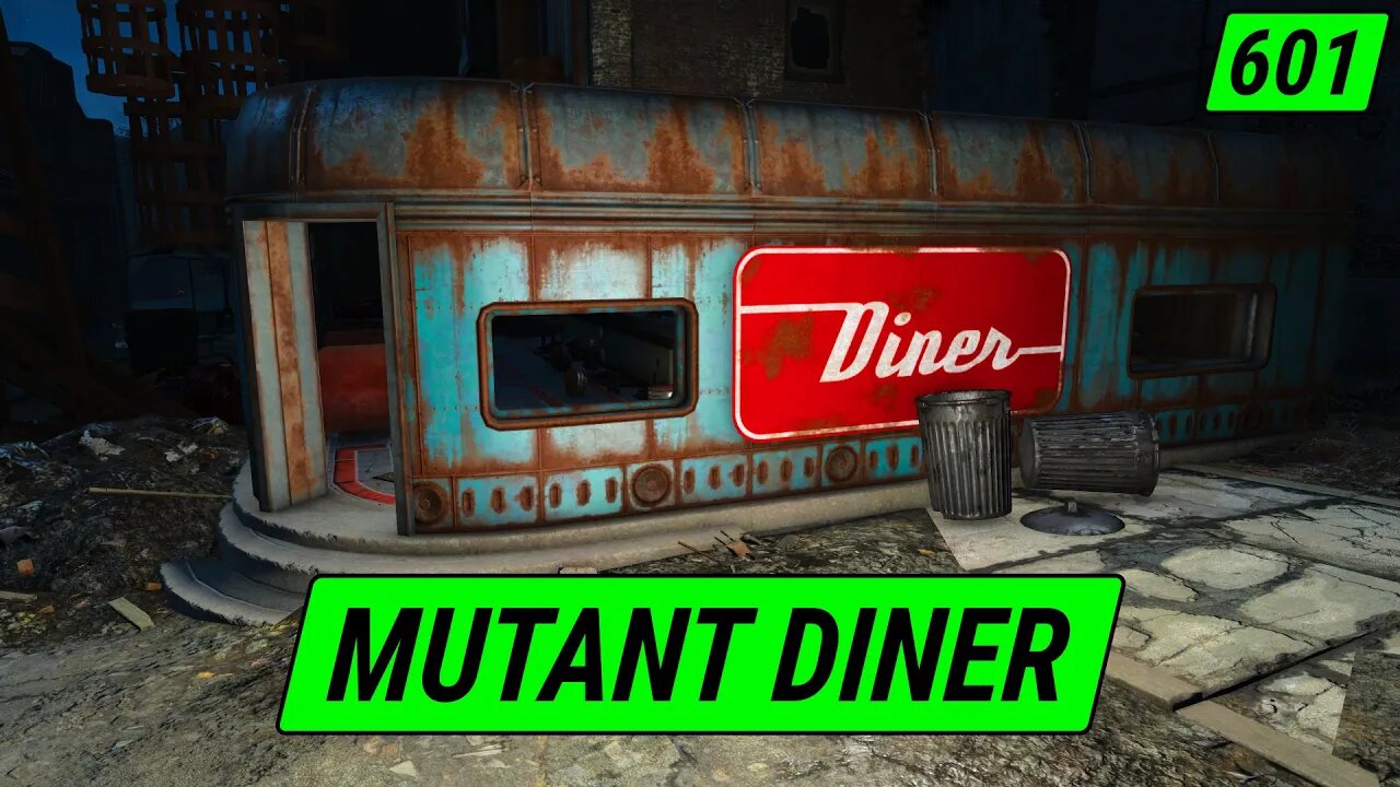 MUTANT Diner & Apartments | Fallout 4 Unmarked | Ep. 601