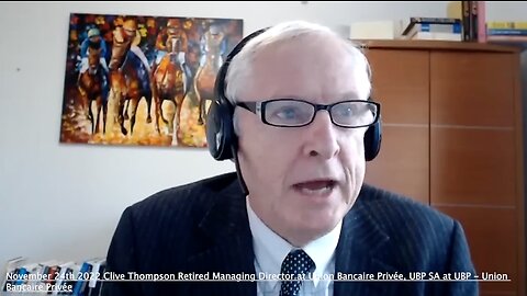 CBDCs | "At Some Point the World Is Going to Go Into a Financial Crisis. You'll Get the Announcement That We're Having the New Currency Which Will Be the CBDC." - Clive Thompson