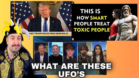 What Are The UFO'S / Trump Holds Brefing / 11 Smart Ways To Deal With Toxic People