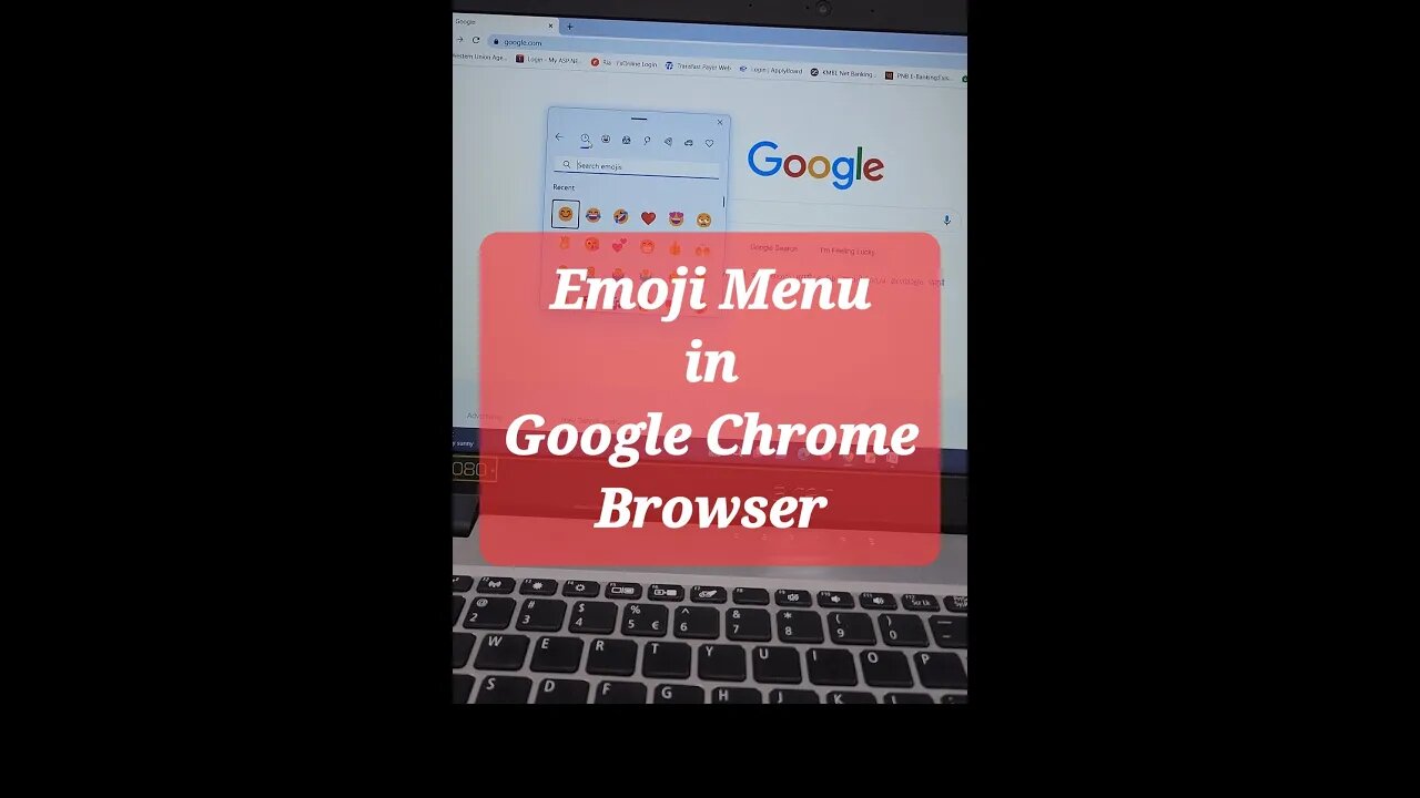 Emoji menu in google chrome #shorts #youtubeshorts