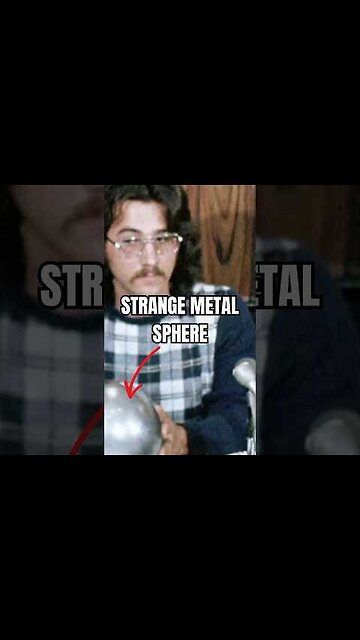 It landed in his garden in 1974