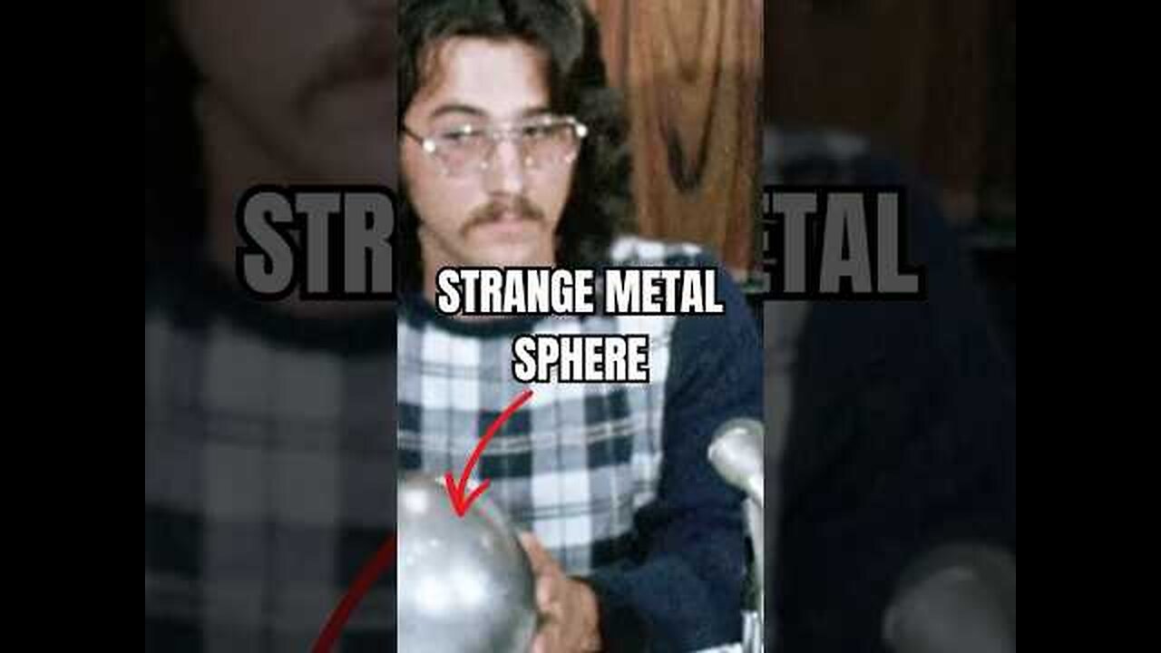 It landed in his garden in 1974