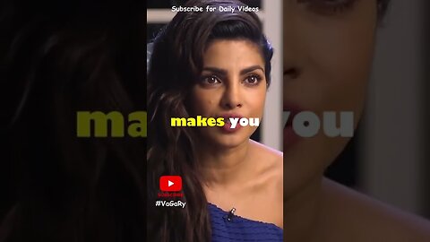 Be the best version of yourself | Priyanka Chopra Motivational Speech #shorts