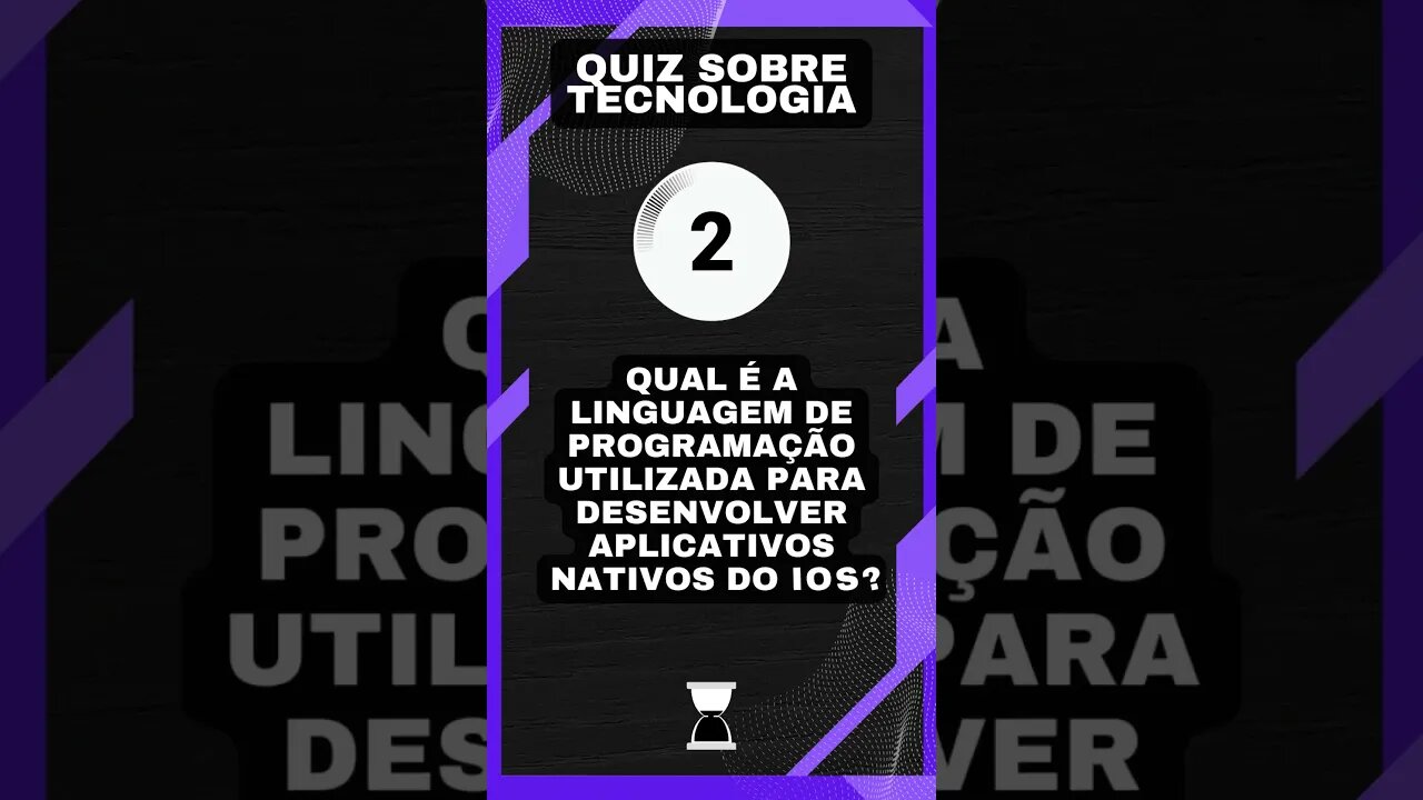 Quiz sobre tecnologia #36: Linguagem de programação do iOS