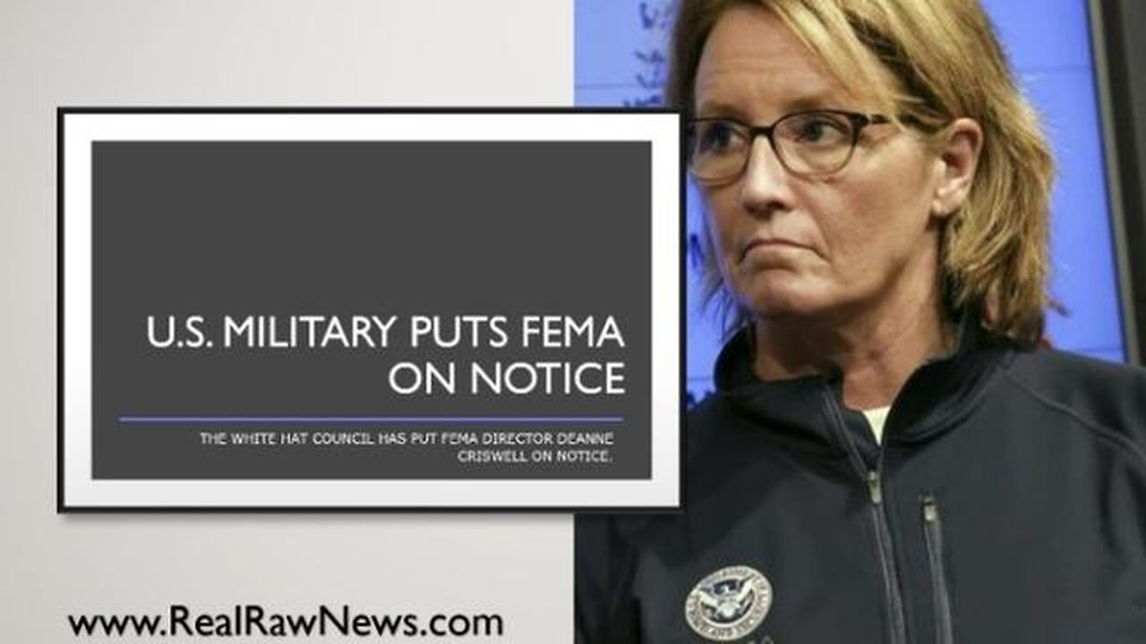 U.S. MILITARY PUTS FEMA ON NOTICE! - TRUMP NEWS