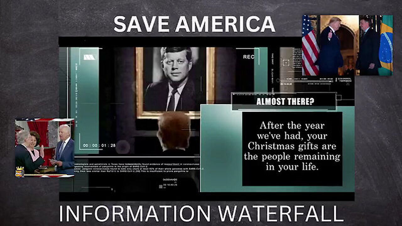 Q Drop Intel > Trump - Jfk Jr "Save America"!!