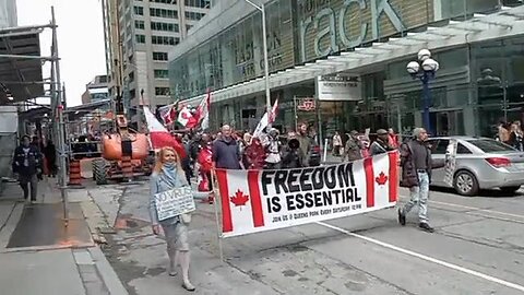 You Didn't See This on the Canadian MSM News... Toronto Protests Against Great Reset