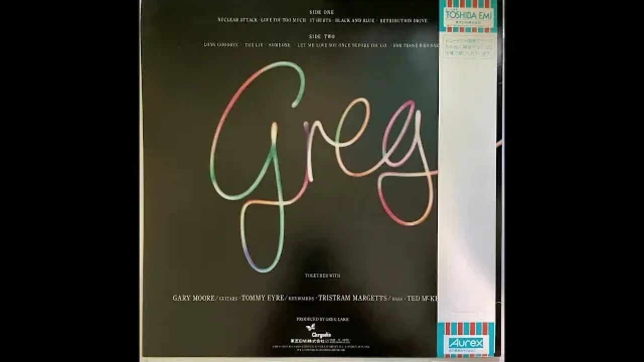 Greg Lake - w/Gary Moore - Greg Lake - Full Album Vinyl Rip (1981)