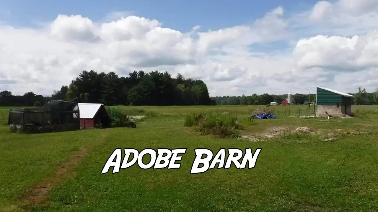 Building an Adobe Barn for the Farm (Wisconsin 2014)