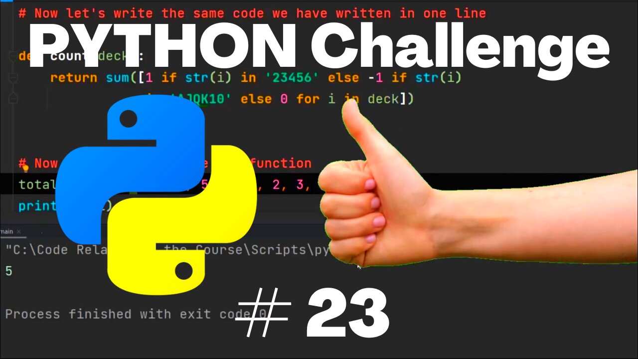 Python Challenge No - 23