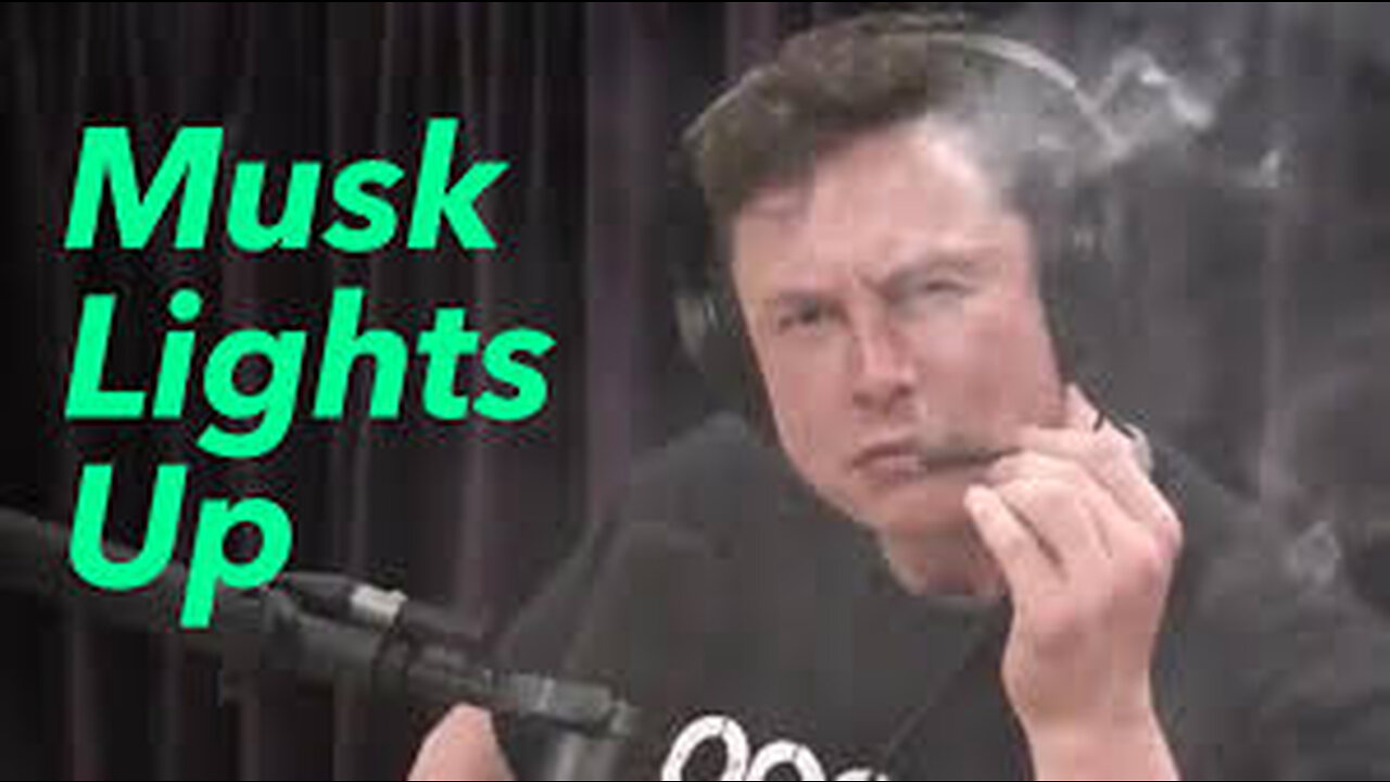 Tesla CEO Elon Musk Smokes Weed During Joe Rogan Podcast Interview.