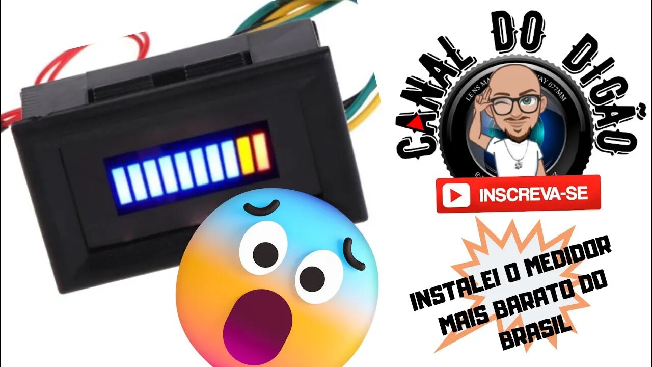 INSTALEI O MEDIDOR DE COMBUSTÍVEL DA SHOPEE! #😨