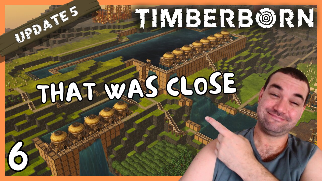 We Almost Lost It All...Almost | Timberborn Update 5 | 6