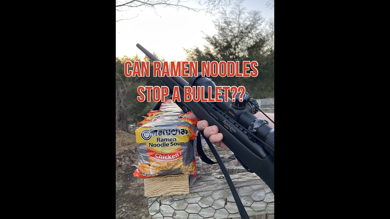 Can RAMEN NOODLES stop a BULLET??