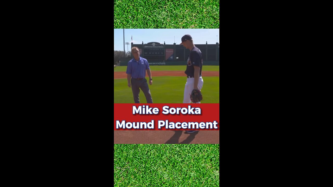 Where to step on the rubber when pitching
