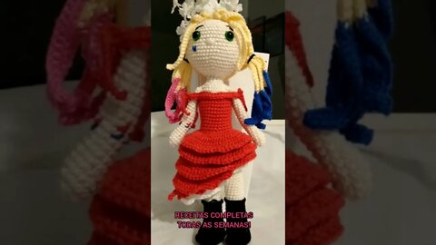 Arlequina Receita Completa Amigurumi