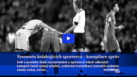 Fenomén kolabujících sportovců - kompilace zpráv