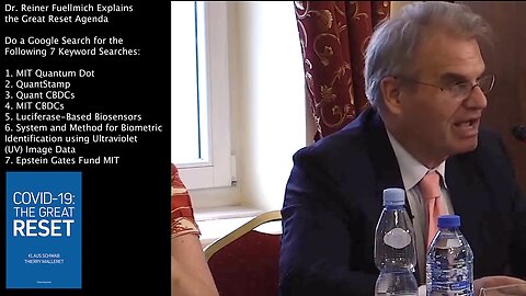 CBDCs | "Cash Is to Be Abolished and Replaced By a Digital Currency. This Will Be Allocated to Or Taken Away from Every Person In the World Who Can Then Be Found Anywhere At Anytime Via Various Tracking Systems." - Dr. Reiner Fuellmich