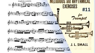 🎺🎺🎺 [TRUMPET ETUDE] Small 27 Melodical and Rhythmical exerc. forTrumpet- #11 por Helder Passinho Jr.
