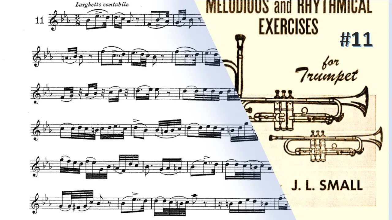 🎺🎺🎺 [TRUMPET ETUDE] Small 27 Melodical and Rhythmical exerc. forTrumpet- #11 por Helder Passinho Jr.