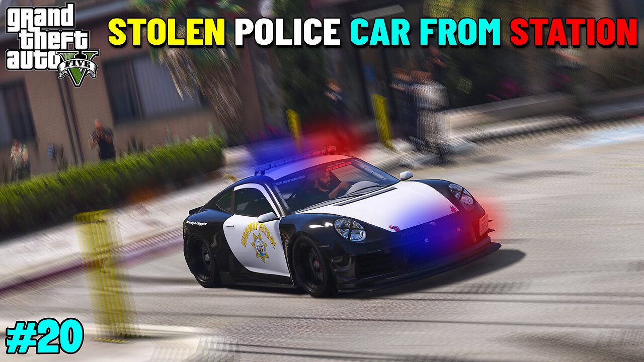 STEALING🔥POLICE CAR FROM POLICE STATION🚨WITH 5 STAR | KCGAMING