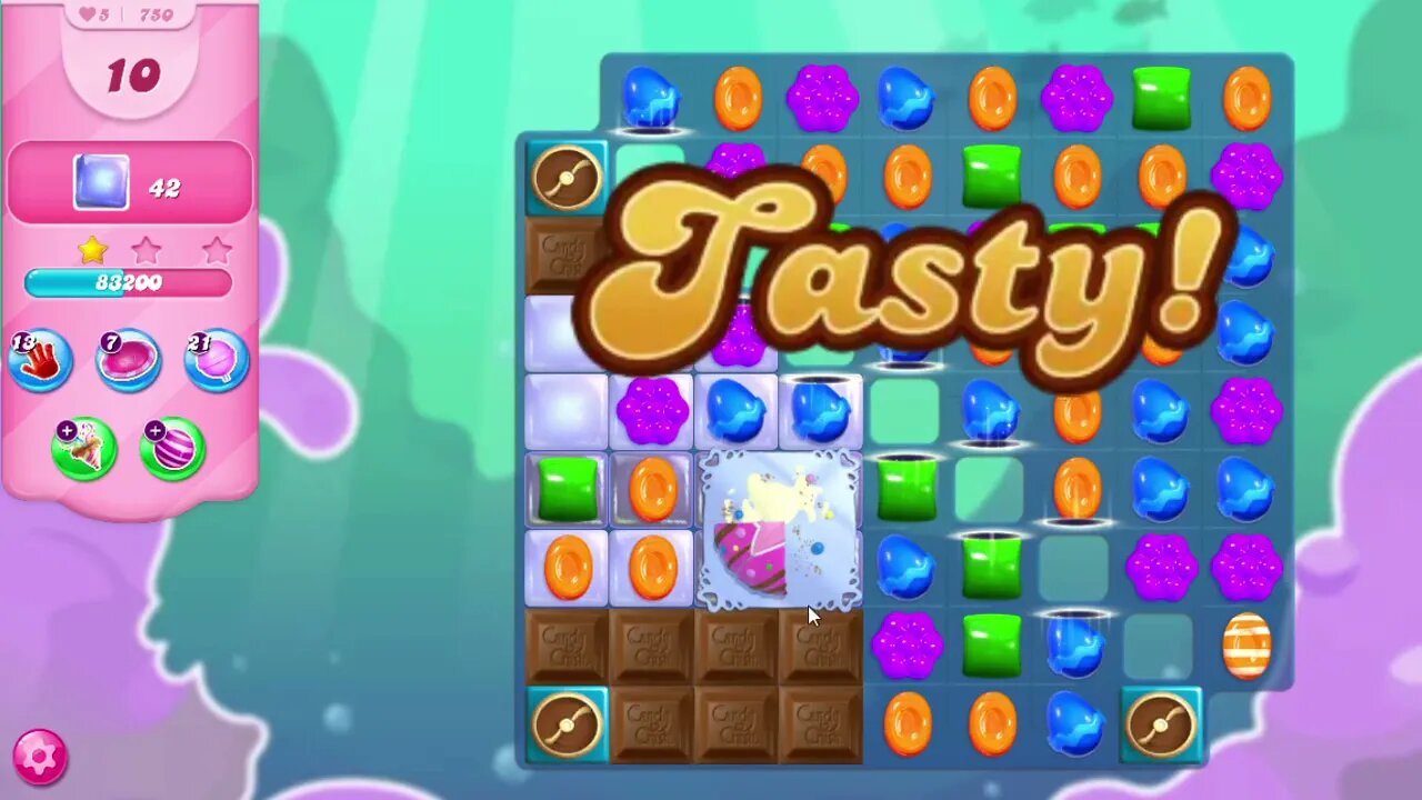 Candy Crush Saga Level 750