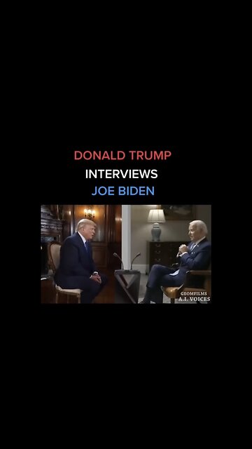 TRUMP❤️🇺🇸🥇😆INTERVIEWS SLEEPY JOE 🎬😴😂✨
