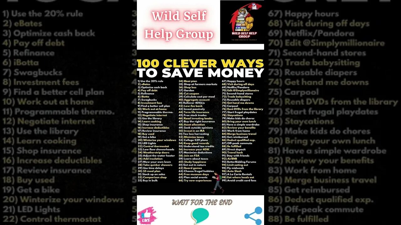 🔥100 clever ways to save money🔥#shorts🔥#wildselfhelpgroup🔥22 July 2022🔥