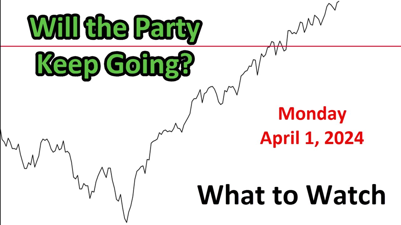 S&P 500 What to Watch for Monday April 1, 2024