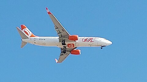 Boeing 737-800 PR-GXA vindo de Belém do Pará para Fortaleza