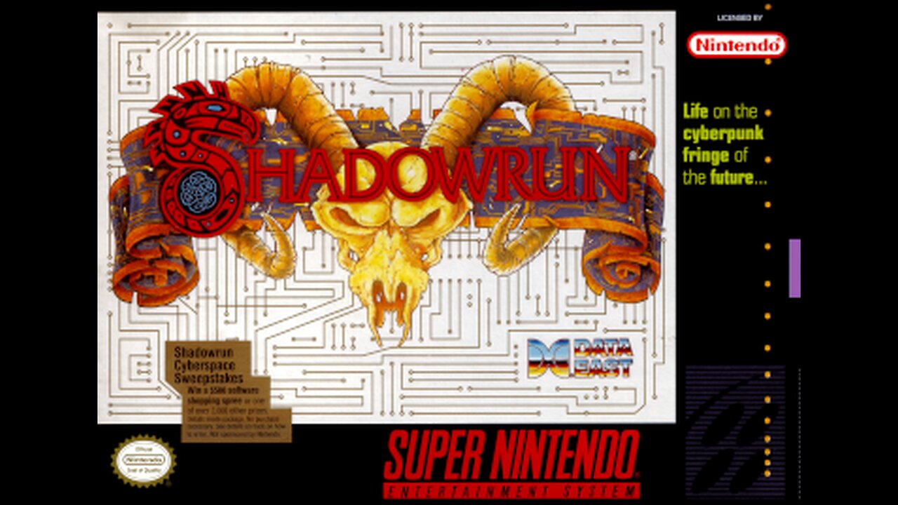 Let's Play - Shadowrun (Snes Beta Version) Part-2 Pretend A Cop