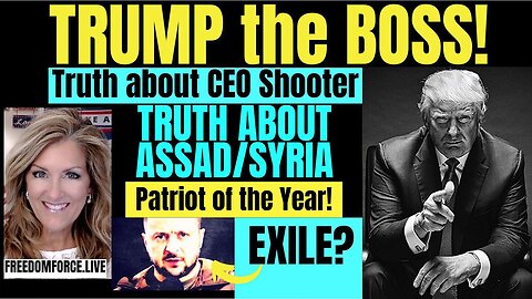 Melissa Redpill Update Dec 9: "Trump the Boss! Notre Dame, Assad, CEO Shooter, Ukraine Exile"