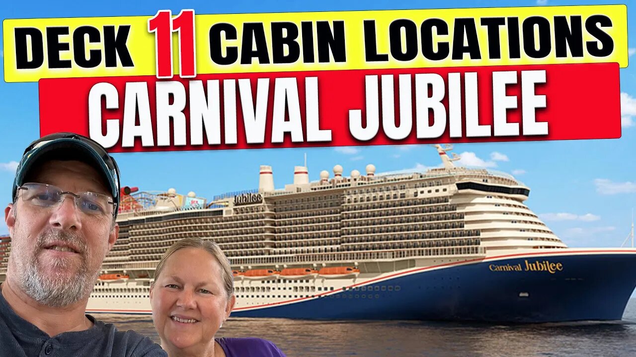 Cabin Locations DECK 11 Carnival Jubilee | Tall Man's Cruise Adventures