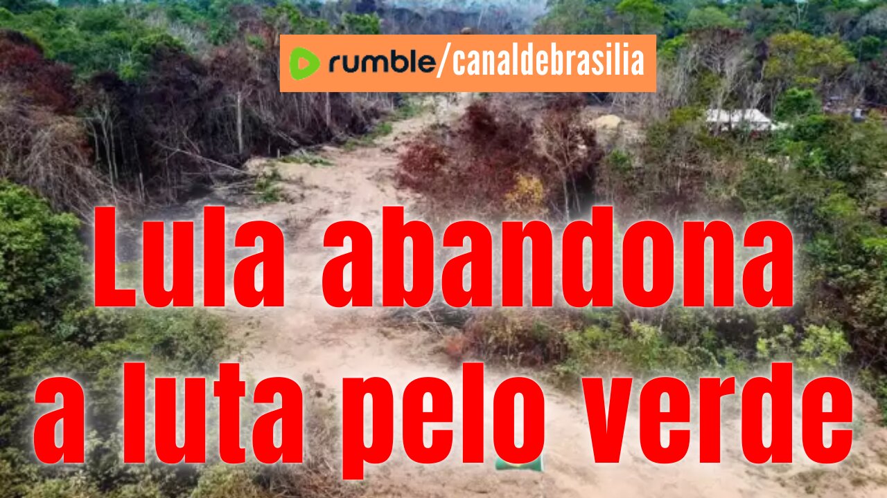 Pelos vermelhos Lula abandonou o verde