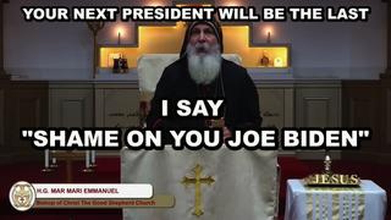 THE LAST AMERICAN PRESIDENT - BISHOP MAR MARI EMMANUEL TELLS YOU WHO IT WILL BE