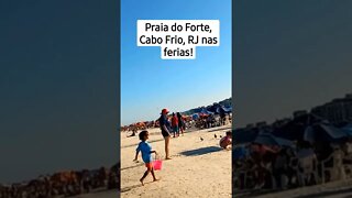 Cabo Frio , RJ. [ Praia do Forte] É férias #shorts