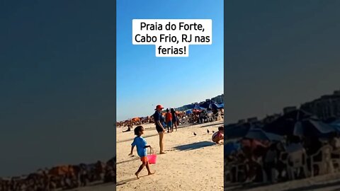 Cabo Frio , RJ. [ Praia do Forte] É férias #shorts